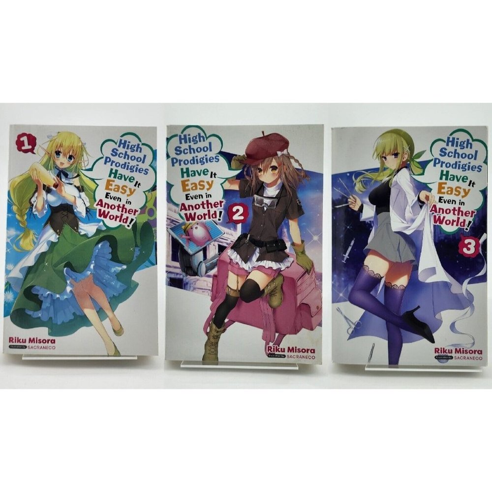 Lot 3x High School Prodigies Have It Easy Even in Another World Manga Volume 1-3